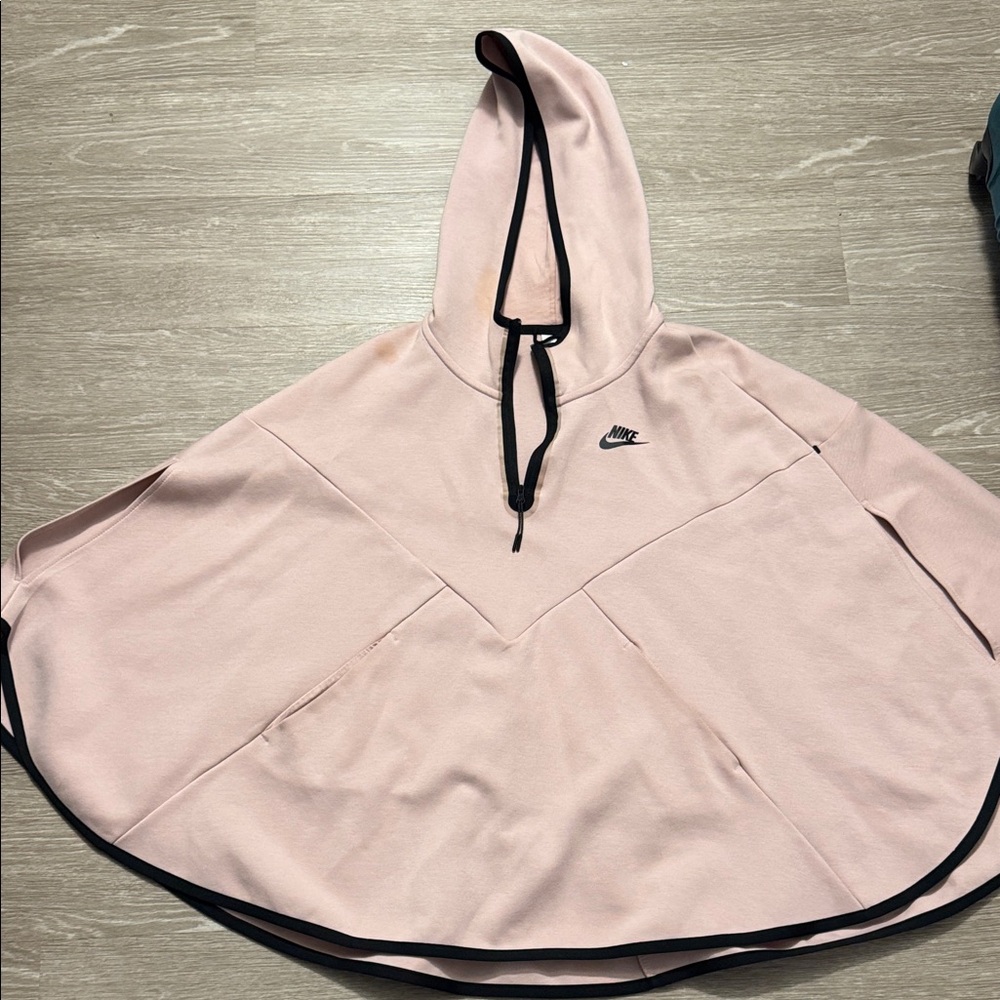 Nike tech Light Pink Hooded Poncho